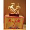 Бутылка с настойкой 1 л. Керамическая позолоченая Лошадь – символ Фен-Шуй Талисман славы и карьеры