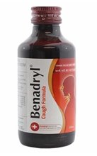 Сироп от кашля Benadryl benadry cough formula  активное облегчение сухого кашля, 150 мл