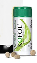 Аюрведические таблетки Кофол (Kofol) - от кашля и боли в горле, Чарак, 60 шт